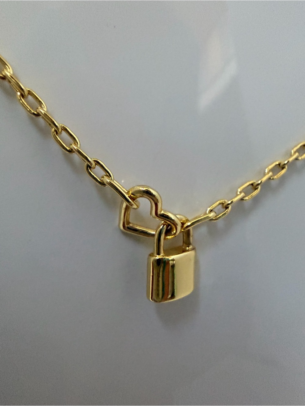 Gorjana MINI Heart & Padlock Necklace
